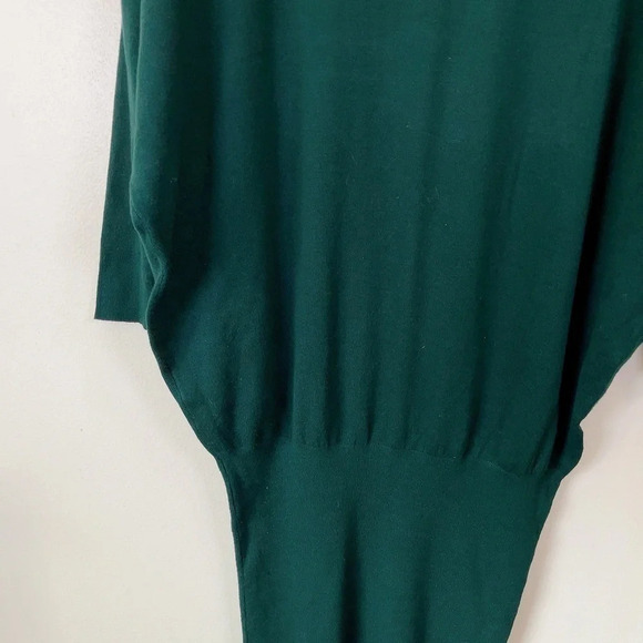 Zara Green Vneck  Choker Knit Sweater Dress - Picture 8 of 15